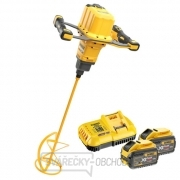 Aku míchadlo Dewalt DCD240X2 s dvouruční rukojetí 54V, 2x 9,0Ah 54V Li-Ion DeWALT FLEXVOLT Aku míchadlo Dewalt DCD240X2 s dvouruční rukojetí 54V, 2x 9,0Ah 54V Li-Ion DeWALT FLEXVOLT gallery main image