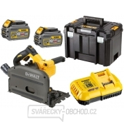 Aku ponorná kotoučová pila se základnou pro vodící lišty 54V, 2x 6,0Ah, kufr TSTAK DeWALT DCS520T2 FLEXVOLT Aku ponorná kotoučová pila se základnou pro vodící lišty 54V, 2x 6,0Ah, kufr TSTAK DeWALT DCS520T2 FLEXVOLT gallery main image