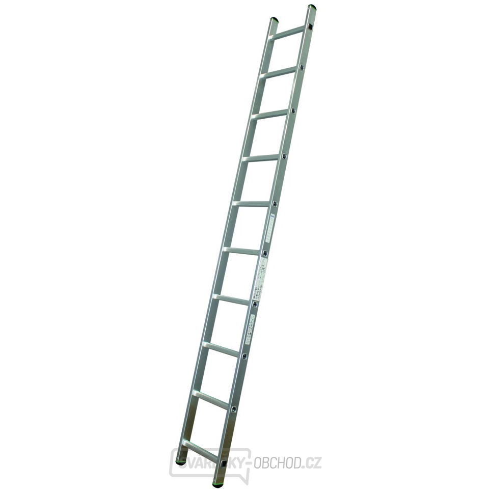 Žebřík opěrný hliníkový, 7 příček, 195cm 66-1-07-KR