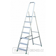 Schůdky Al 4-stupňové, nosnost 150kg gallery main image