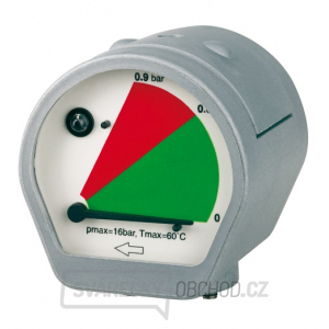 Manometr rozdílu tlaku MDM 60 E s LED alarmem gallery main image
