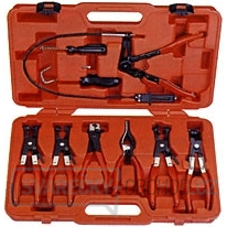 Sada kleští na hadicové spony - 9ks