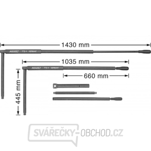 Pákový klíč na matice/šrouby kol HAZET 772-1