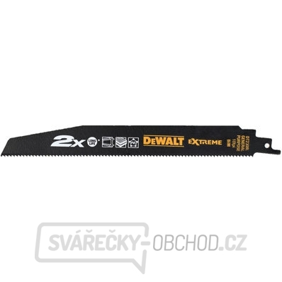 DT2308L Pilový list EXTREME GENERAL PURPOSE pro mečové pily, délka  228 mm DeWalt - 1ks