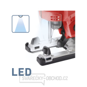 Přímočará pila Extol s laserem a světlem Náhled