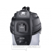 Vysavač dílenský, multifunkční se zásuvkou a funkcí čištění filtru, 30l, 6m kabel, 3m hadice, 1400W náhled
