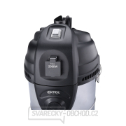 Vysavač dílenský, multifunkční se zásuvkou a funkcí čištění filtru, 30l, 6m kabel, 3m hadice, 1400W náhled