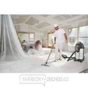 Vysavač dílenský, multifunkční se zásuvkou a funkcí čištění filtru, 30l, 6m kabel, 3m hadice, 1400W náhled