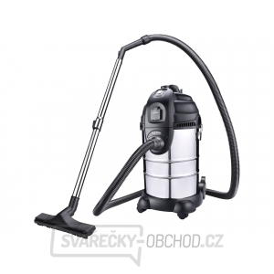 Vysavač dílenský, multifunkční se zásuvkou a funkcí čištění filtru, 30l, 6m kabel, 3m hadice, 1400W Vysavač dílenský, multifunkční se zásuvkou a funkcí čištění filtru, 30l, 6m kabel, 3m hadice, 1400W