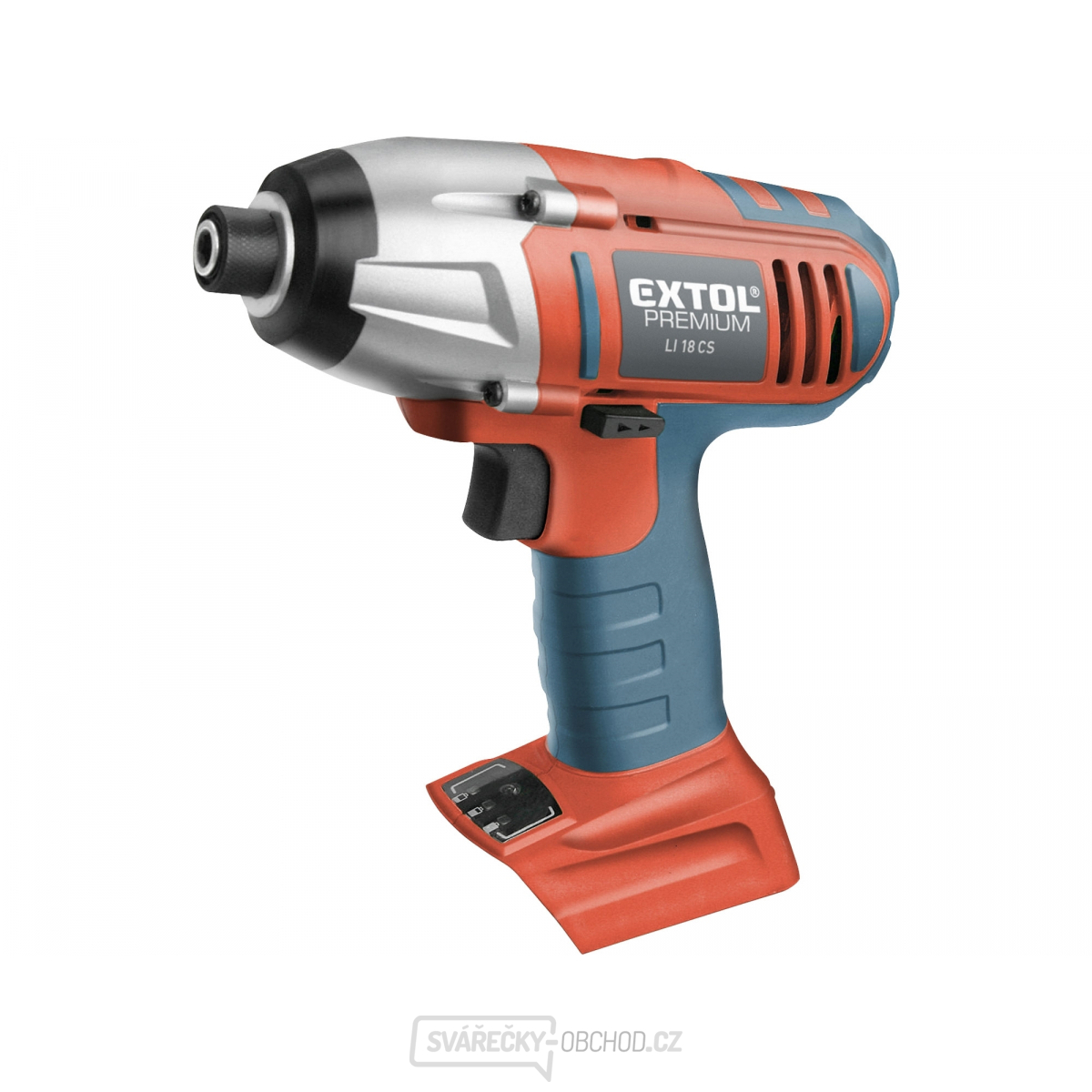 Aku rázový utahovák 1/4", 18V Li-ion, 1500mAh, bez baterie a nabíječky