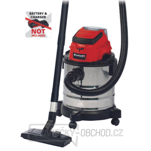 Aku vysavač pro mokré a suché sání TC-VC 18/20 Li S-Solo Einhell Classic Aku vysavač pro mokré a suché sání TC-VC 18/20 Li S-Solo Einhell Classic gallery main image