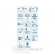 Metr laserový digitální 40M, 0,05-40m EXTOL PREMIUM  náhled