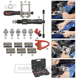 Sada nástrojů pro úpravu konců trubiček VIGOR V1728 Sada nástrojů pro úpravu konců trubiček VIGOR V1728 gallery main image