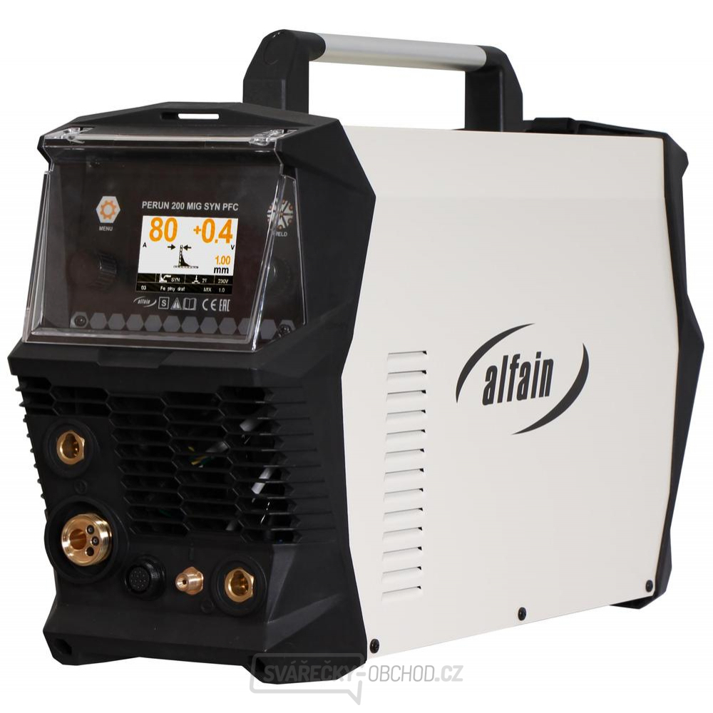 PERUN 200 MIG SYN PFC + Hořák ARC M1  4m, rukavice + tričko