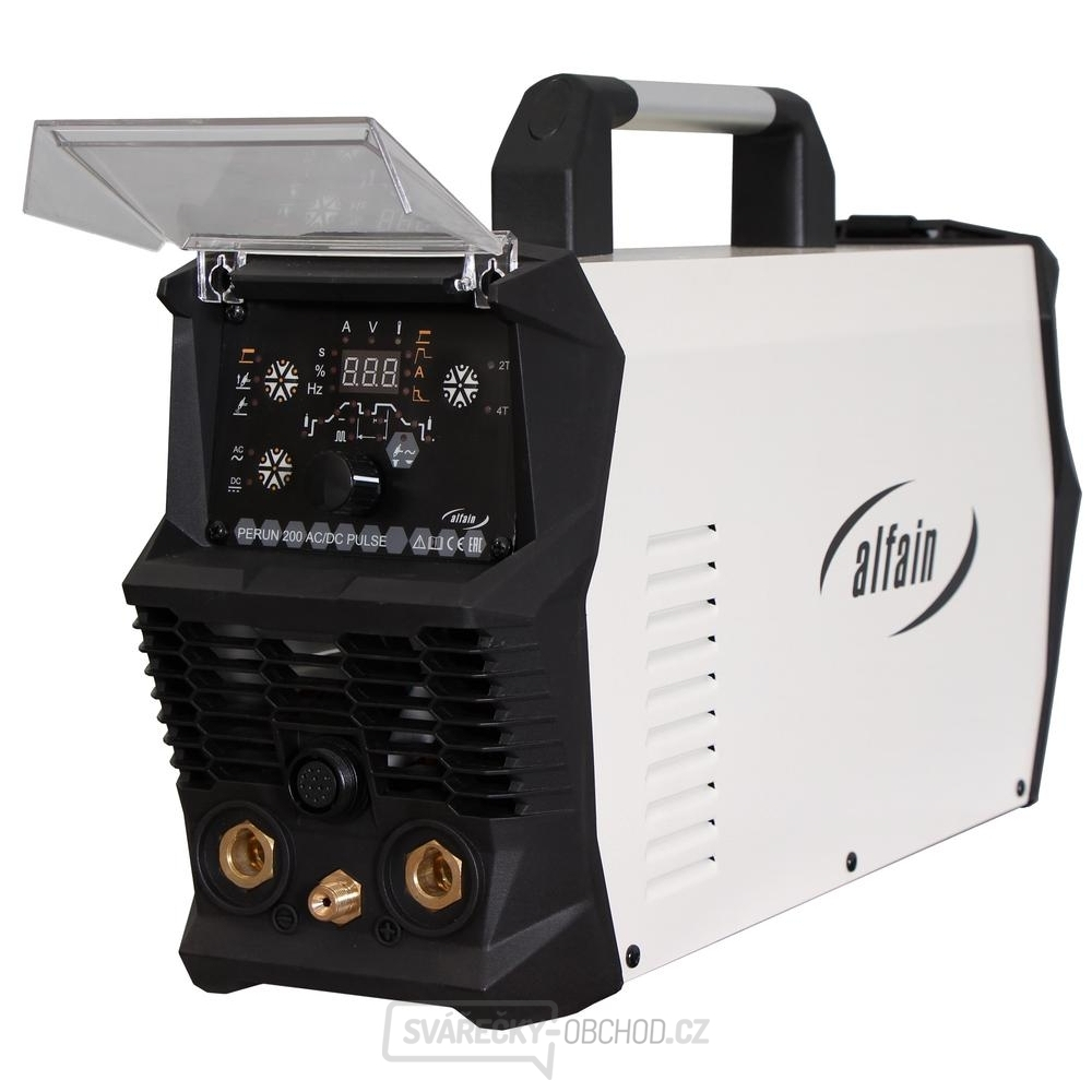 PERUN 200 AC/DC Pulse + Hořák ARC 4M + Plyn. hadička + Zemnící kabel + rukavice