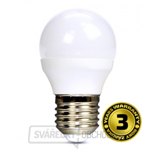Solight LED žárovka, miniglobe, 6W, E27, 4000K, 450lm