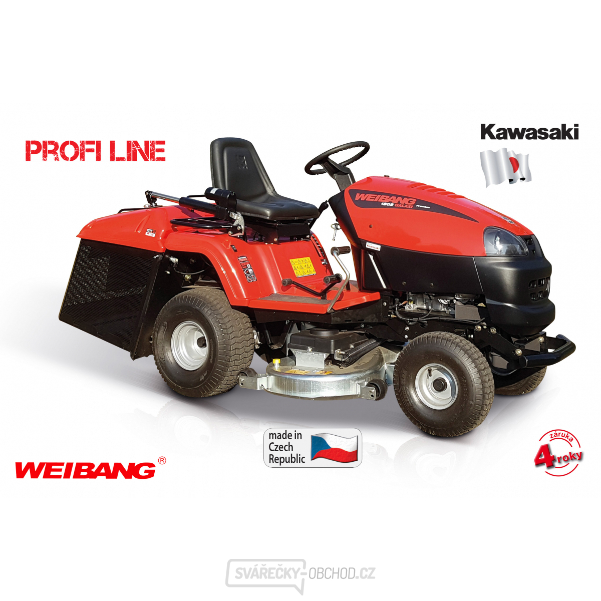 Zahradní traktor Weibang 1802 GALAXI Premium
