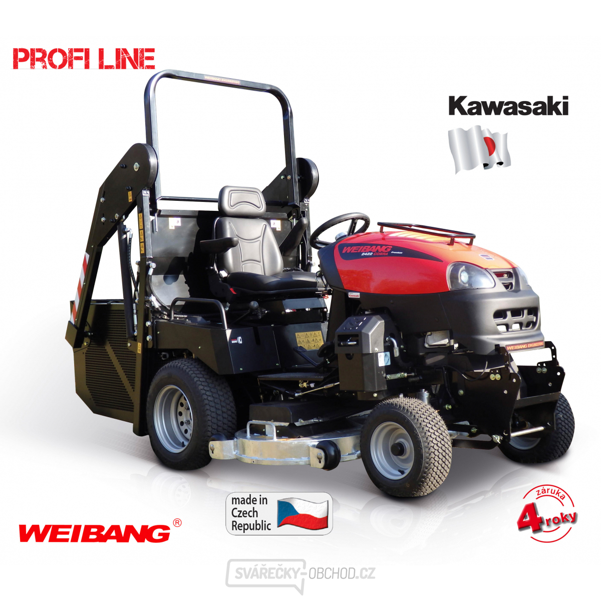 Zahradní traktor Weibang 2622 COBRA Premium + závaží