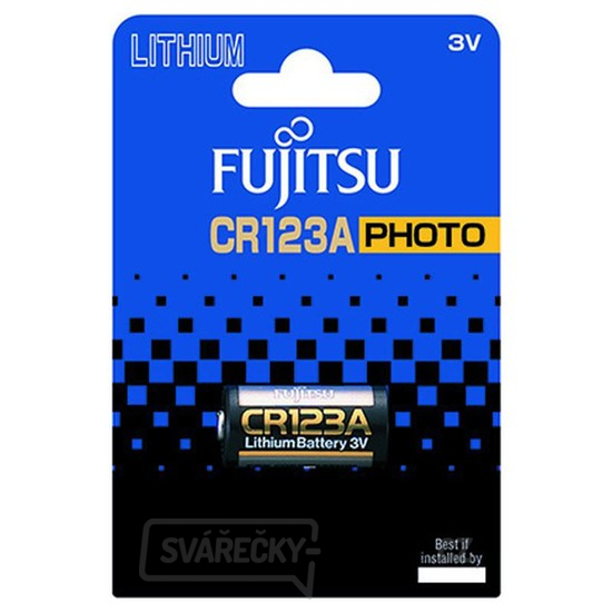 Fujitsu lithiová foto baterie CR123A, blistr 1ks