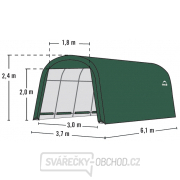 Plachtová garáž SHELTERLOGIC 3,7 x 6,1 m - 62760EU Náhled