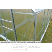 Skleník VITAVIA VENUS 3800 matné sklo 4 mm zelený Náhled