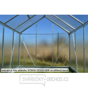 Skleník VITAVIA VENUS 7500 matné sklo 4 mm zelený Náhled