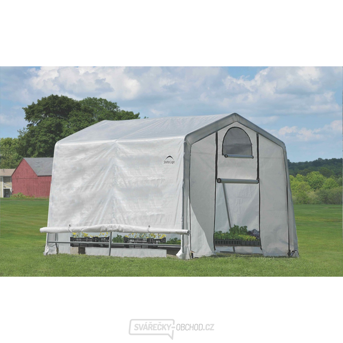 Plachtový skleník SHELTERLOGIC 3,0 x 3,0 m - 35 mm - 70656EU