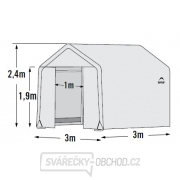 Plachtový skleník SHELTERLOGIC 3,0 x 3,0 m - 35 mm - 70656EU Náhled