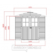 Zahradní domek SOLID EVA 229 x 194 cm Náhled