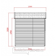 Zahradní domek SOLID EVA 229 x 194 cm Náhled