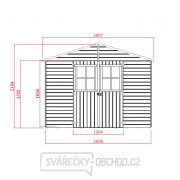 Zahradní domek SOLID ESTER 281 x 194 cm Náhled