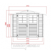 Zahradní domek SOLID PAVEL 290 x 250 cm Náhled