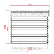 Zahradní domek SOLID PAVEL 290 x 250 cm Náhled
