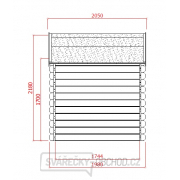 Zahradní domek SOLID PETR 344 x 205 cm Náhled