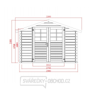 Zahradní domek SOLID DAVID 340 x 301 cm Náhled