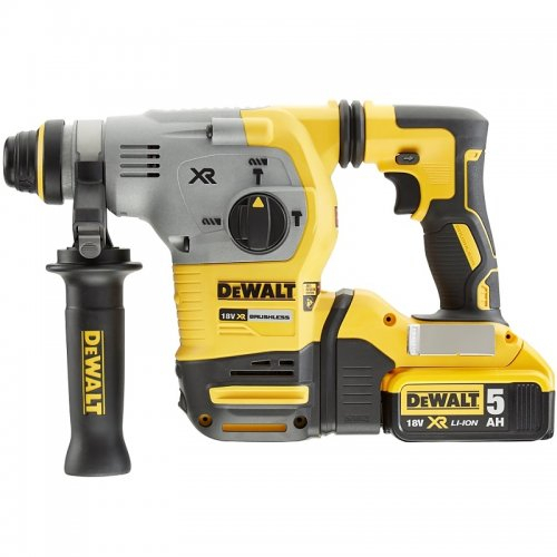 DCH283P2 aku bezuhlíkové kombinované kladivo SDS-Plus 18V 2x5,0Ah DeWALT