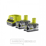 Ryobi RC18120-250 sada 2x 18 V lithium iontová baterie 5 Ah s nabíječkou RC18120 ONE+ gallery main image