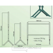 Lešenářská koza 1060-1710x1200mm - otočná Náhled