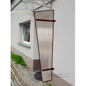 Univerzální boční stěna LANITPLAST UNI hnědá / PC Univerzální boční stěna LANITPLAST UNI hnědá / PC gallery main image