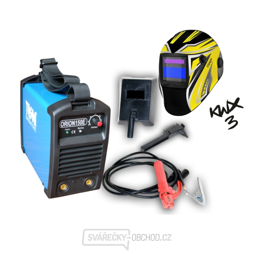 Svářecí invertor ORION 150 Set + samostmívací kukla