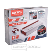 Jump startér, 400A, pro benzínové motory, powerbanka 5V náhled