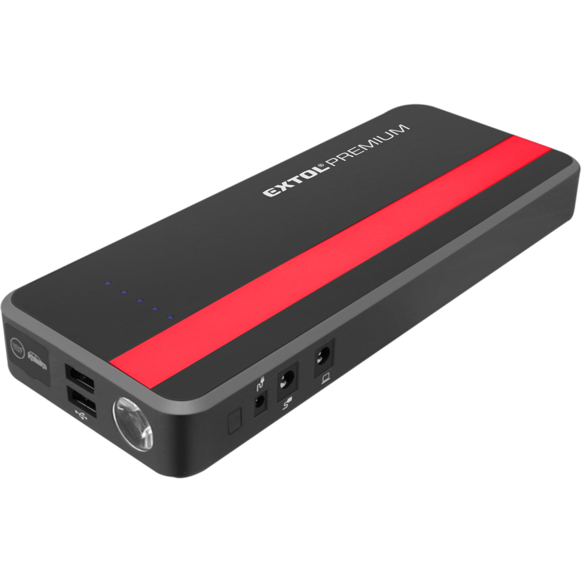 EXTOL PREMIUM Jump startér, 700A, pro naftové a benzínové motory, powerbanka 5V, 19V 8897321