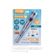 Svítilna 800lm CREE, nabíjecí s powerbankou, CREE T6 LED náhled