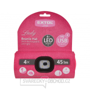 Čepice s čelovkou, nabíjecí, USB, růžová, univerzální velikost Čepice s čelovkou, nabíjecí, USB, růžová, univerzální velikost náhled