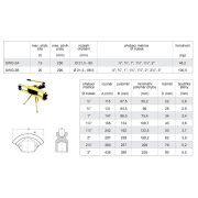 Přenosná hydraulická ohýbačka trubek se stojanem SWG-3B Náhled