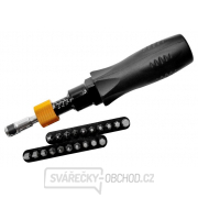Momentový šroubovák 1-6 Nm, s bity a adaptérem 1/4