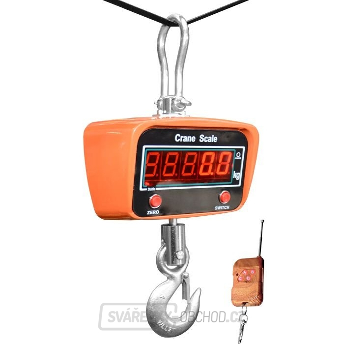 Závěsná / jeřábová váha 1000 kg s dálkovým ovládáním OCS-1000