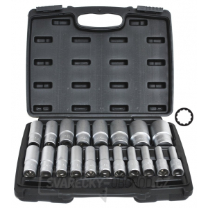 Sada prodloužených nástrčných hlavic JBTK 1219A Sada prodloužených nástrčných hlavic JBTK 1219A gallery main image