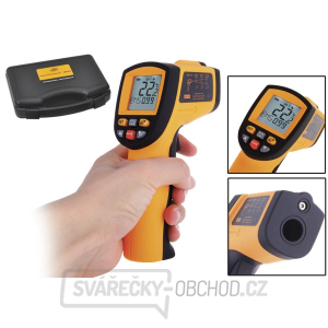 Infračervený laserový bezdotykový teploměr IRT-700 Infračervený laserový bezdotykový teploměr IRT-700 gallery main image