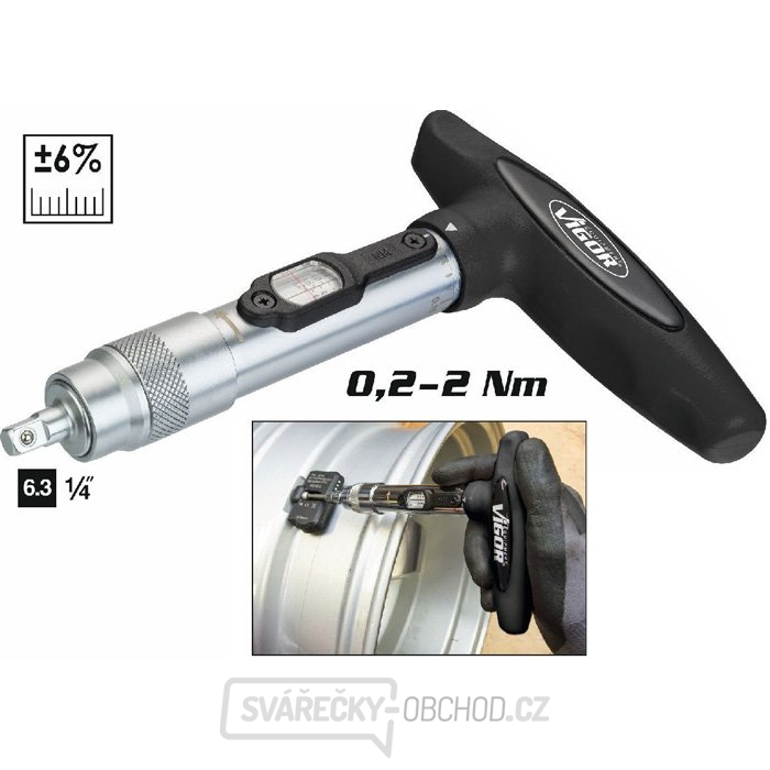 Momentová ráčna 1/4" VIGOR V4431-2
